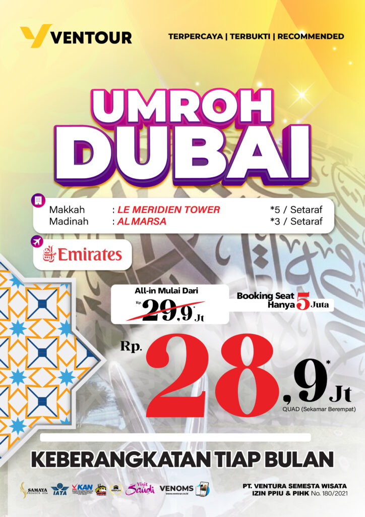 Biaya Umroh Promo 2024 Dubai